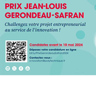 Prix Gerondeau - Safran 2024 : les candidatures sont ouvertes !