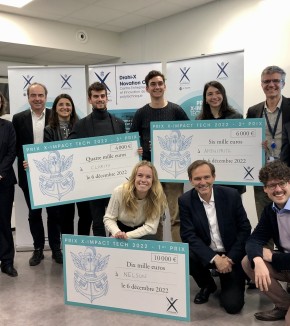 Les start-up Nelson, Amphitrite et Clarity remportent le prix X-Impact Tech 2022