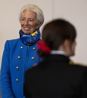 ECB’s Christine Lagarde delivers a conference at École Polytechnique 
