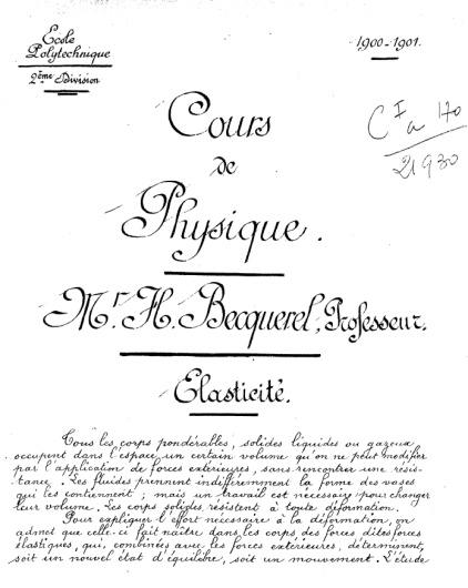 L'éther luminifère dans les cours de l’X après 1905