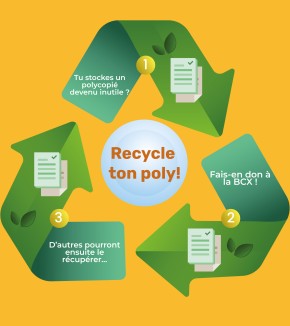 Recycle your course handouts !