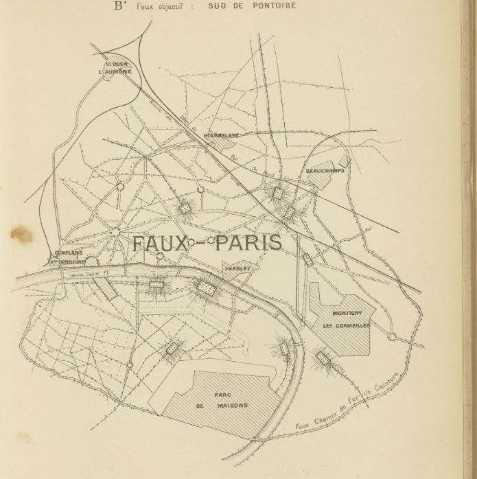 Carte Faux Paris