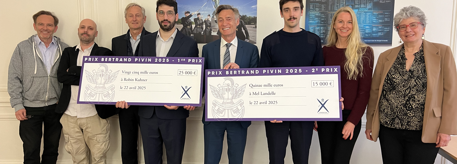 Robin Kuhner et Mel Landelle, lauréats du prix Bertrand Pivin 2025