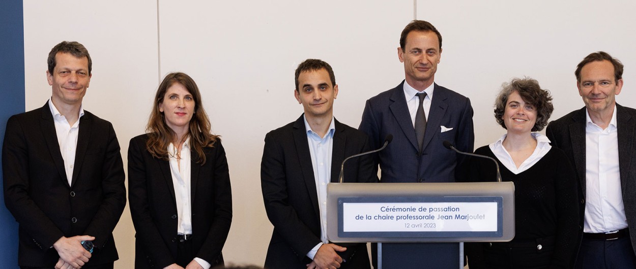 Benoît Schmutz, nouveau titulaire de la chaire professorale Jean Marjoulet de l’École polytechnique