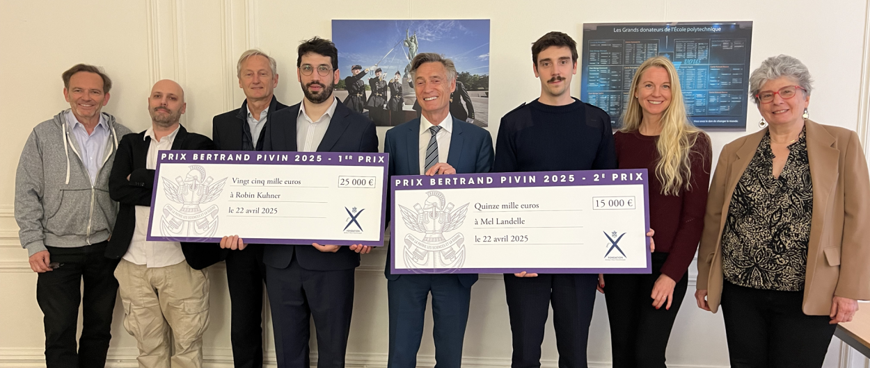 Robin Kuhner et Mel Landelle, lauréats du prix Bertrand Pivin 2025