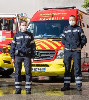 Anne Charpentier (X 2016), engagée au sein du Bataillon de Marins-Pompiers de Marseille