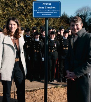 L’École polytechnique inaugure l’avenue Anne Chopinet