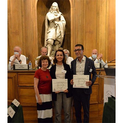 Hamed Merdji and Marta Fajardo recognised for their research collaboration