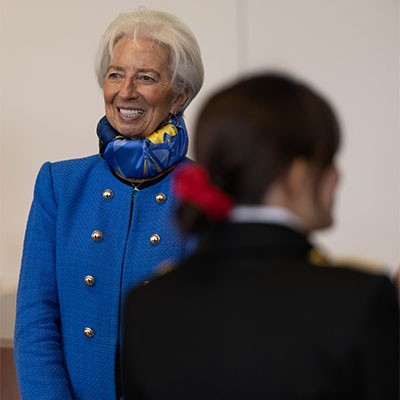 ECB’s Christine Lagarde delivers a conference at École Polytechnique 