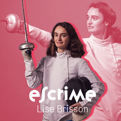 Série Sports à l'X - Lise Brisson X22, section escrime