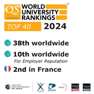 QS 2024 : IP Paris in the Top 40 worldwide