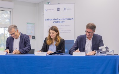 Safran, CNRS and École Polytechnique create joint laboratory for future electric space propulsion