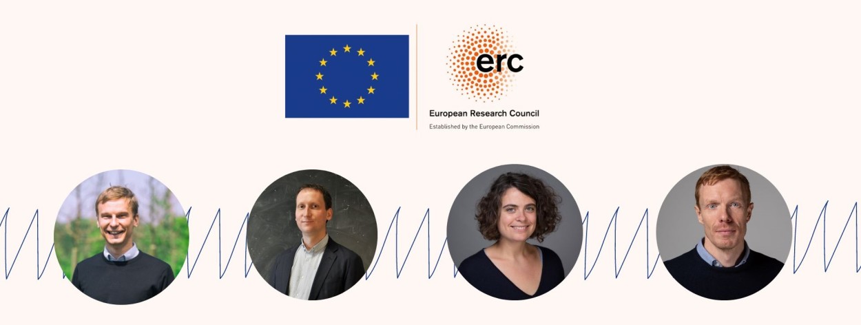 Four ERC Consolidator grant recipients 