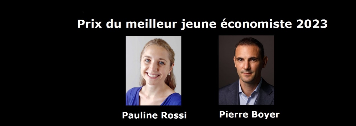 Pauline Rossi and Pierre Boyer, professors at L'X, nominees of the 2023 Best Young Economist Award