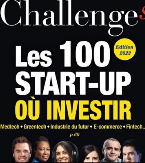 10 start-up de l’X dans le Top 100 2022 du magazine Challenges 
