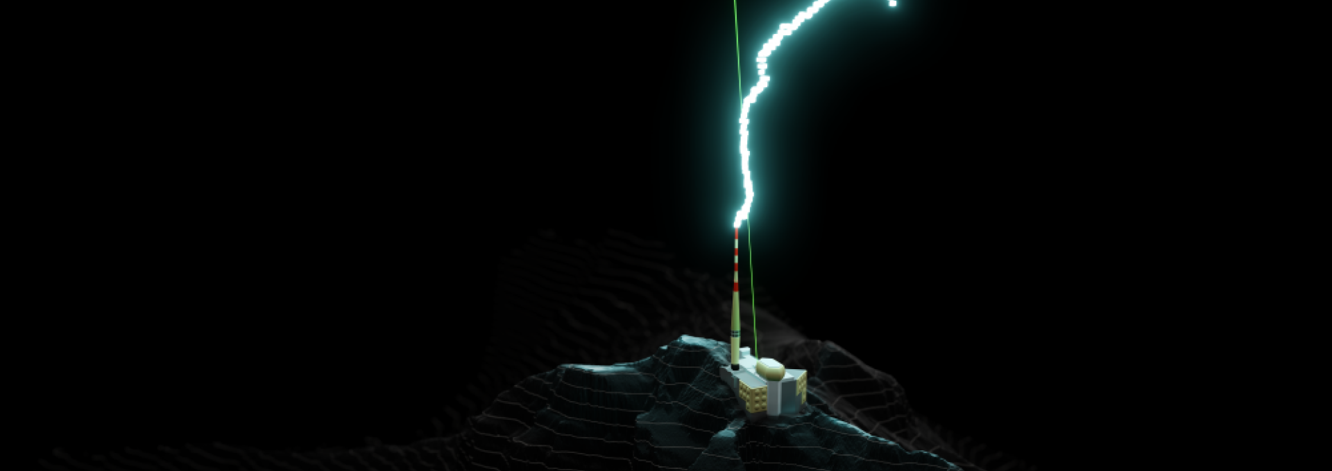  Deflecting lightning with a laser lightning rod