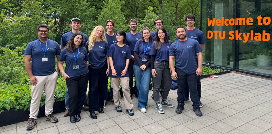 Les étudiants participant et les accompagants de l'X au Skylab de DTU