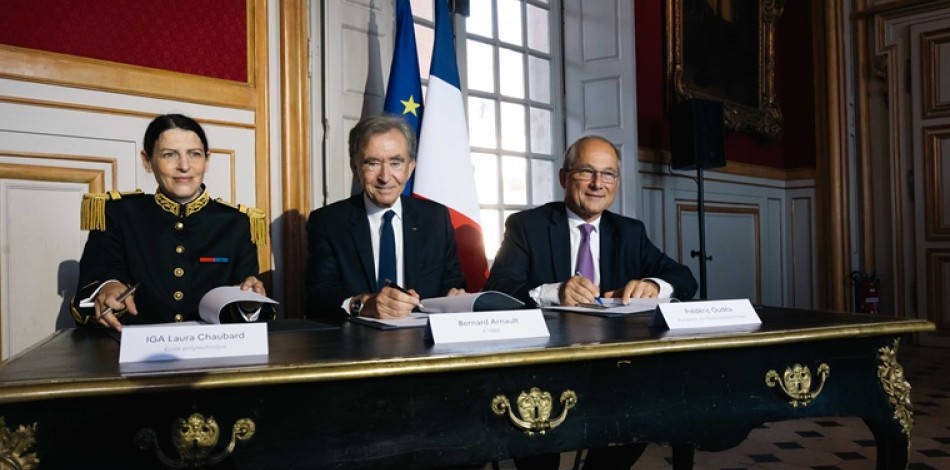 Signature de la convention de mécénat 